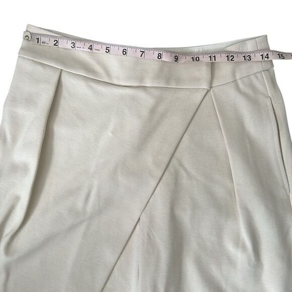 SKFK Goiane Ankle Length Pants Crossover Pleat Flap Cream EU 38 | US 6 Reg $149 - Picture 7 of 12